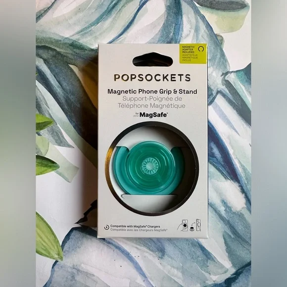 PopSockets Phone Grip Compatible with MagSafe - Translucent Mint NWT - Picture 8 of 9